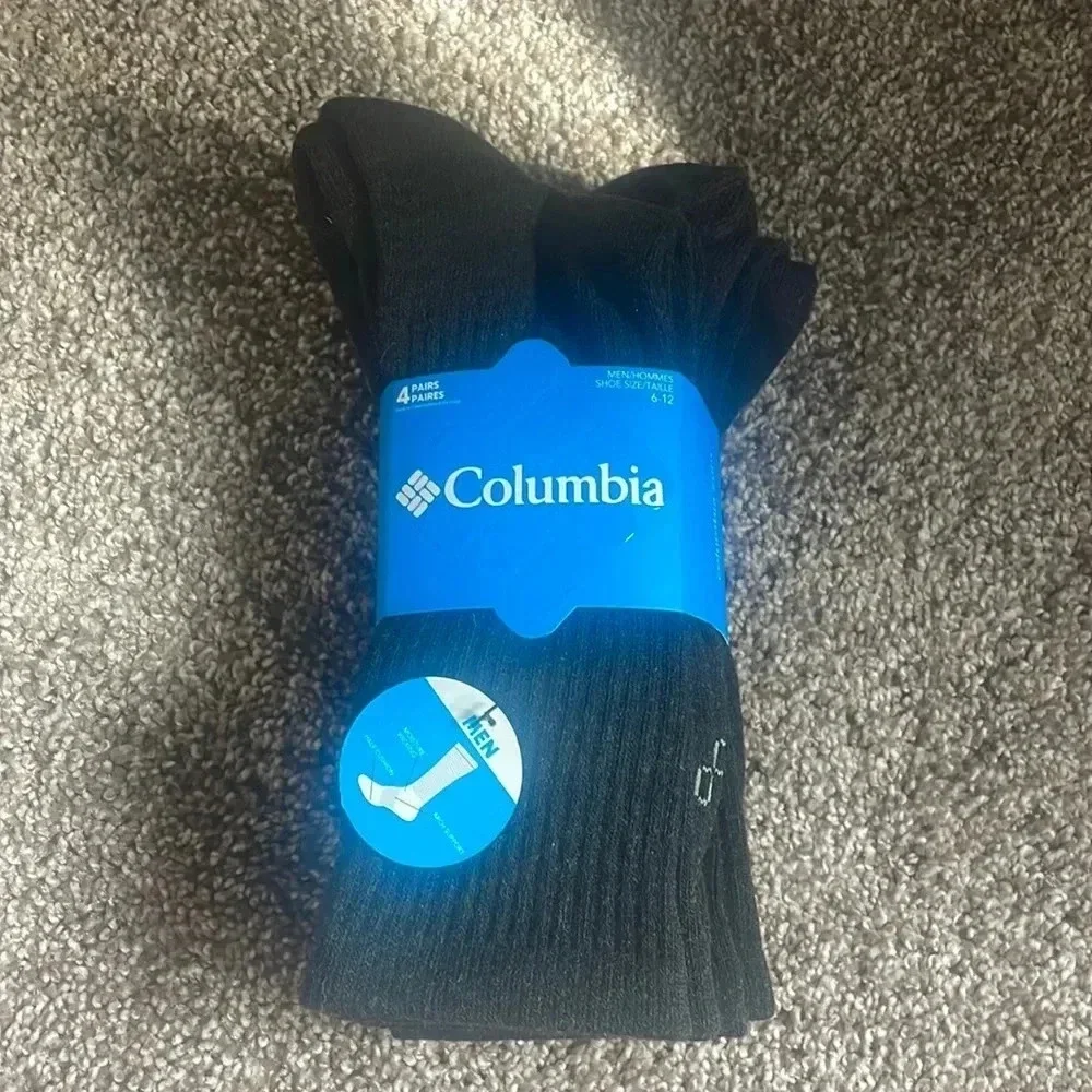 Men’s Black Columbia Sock Pack‎